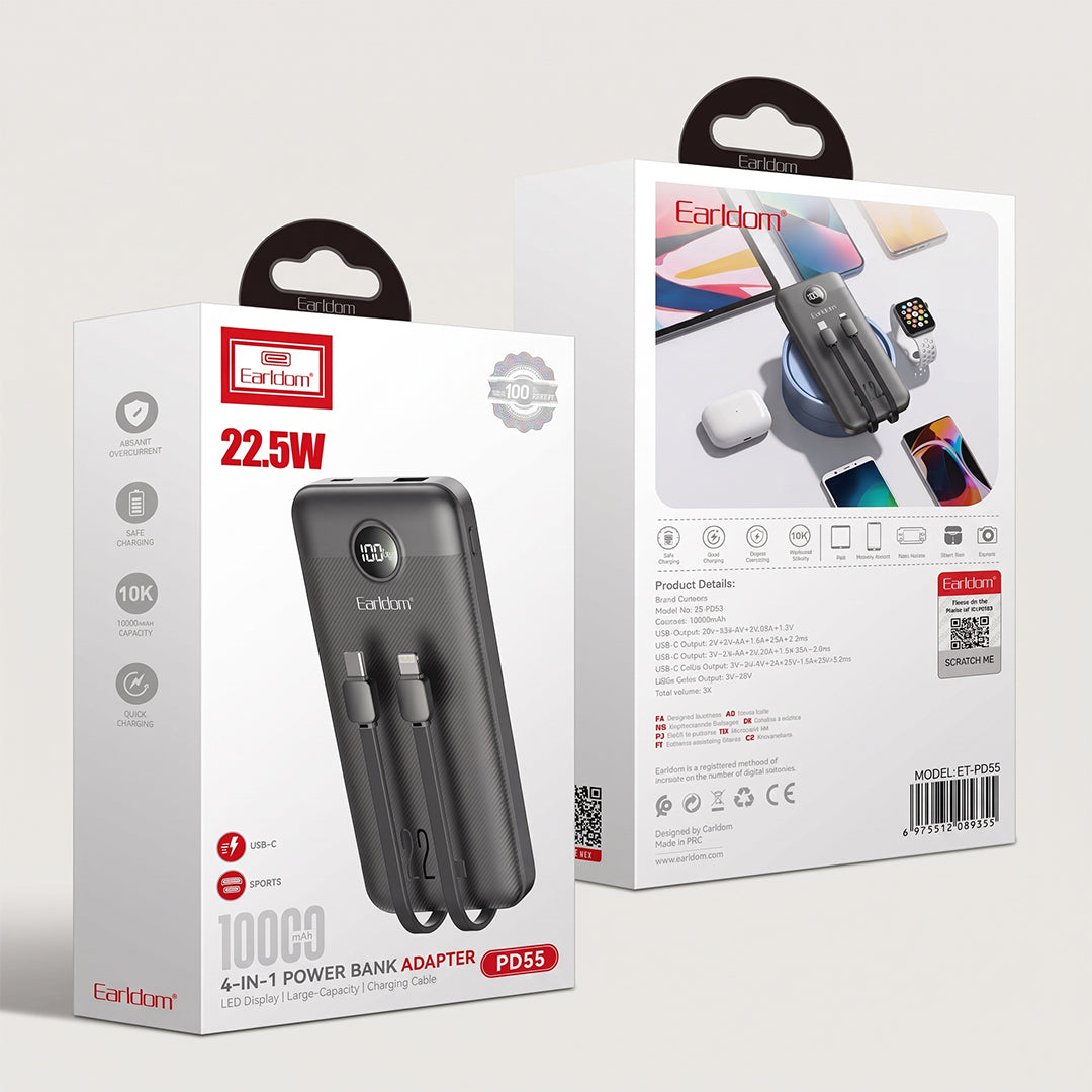 POWER BANK Earldom ET-PD55
